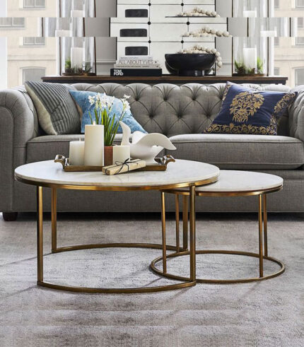 Table Basse Ronde Table Gigogne 2 Pièces 2023