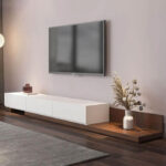 Meuble TV extensible en bois