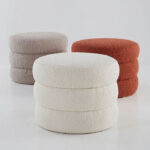 Pouf rond chic et moderne