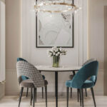 salle a manger complète en Marbre