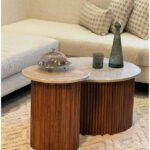 Duo Tables Basses en marbre